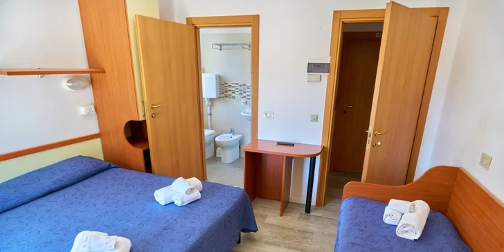 Italské prázdniny v letovisku Lido di Savio: 3* hotel 70 metrů od pláže, plná penze