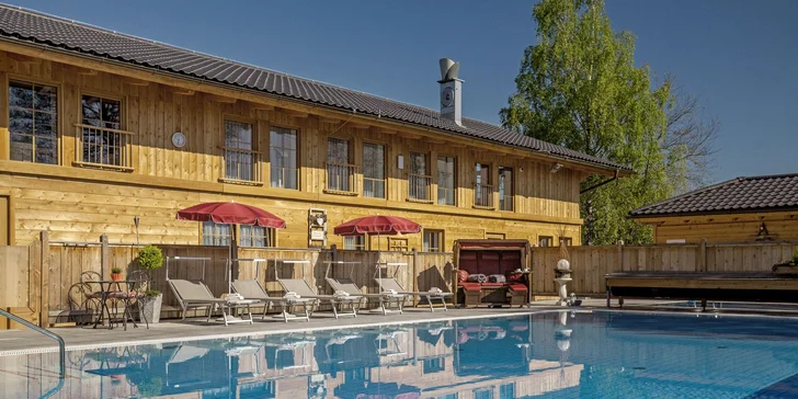 Německo pro dva i rodinu: chalet s privátním i veřejným wellness a snídaně