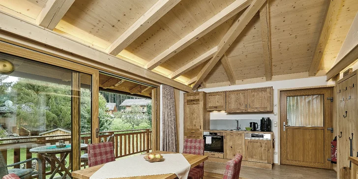Německo pro dva i rodinu: chalet s privátním i veřejným wellness a snídaně