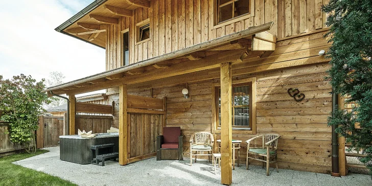 Německo pro dva i rodinu: chalet s privátním i veřejným wellness a snídaně