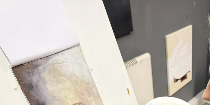 Kurz akrylového malování se sklenkou prosecca vč. pomůcek pro 1 i 2 osoby