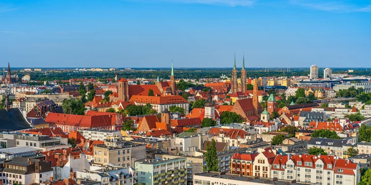 Pobyt u historického centra Vratislavi se snídaní pro 1–4 osoby
