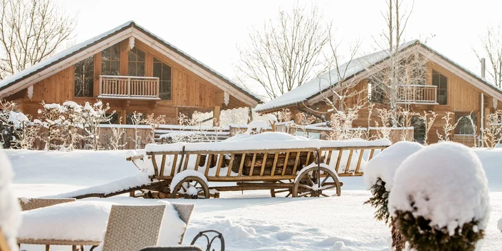 Německo pro dva i rodinu: chalet s privátním i veřejným wellness a snídaně