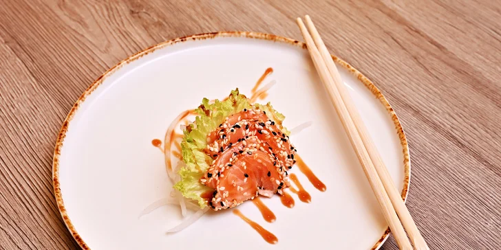 Asijské all you can eat v centru Prahy: sushi, nudle, mořské plody i dim sum
