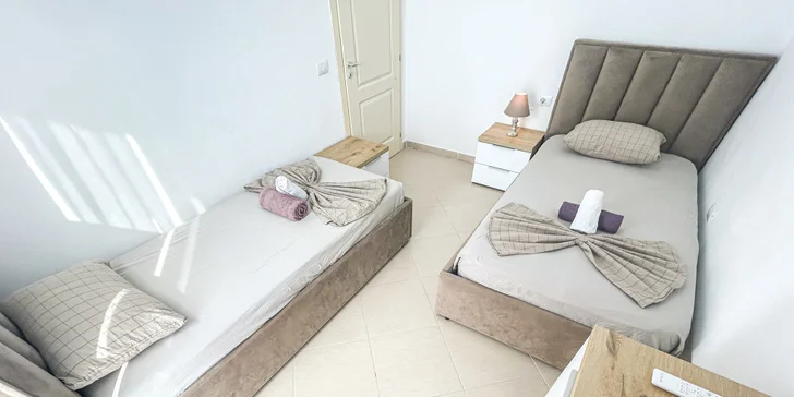 Albánie letecky: 4* apartmán přímo u pláže, letovisko Drač, fakultativní výlety
