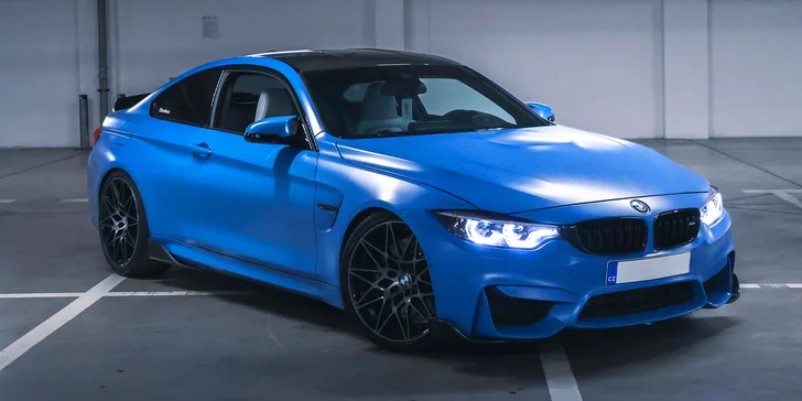 Zapůjčení žihadla BMW M4 Competition 600HP ve dnech pondělí–čtvrtek: 1, 3 nebo 5 hod.