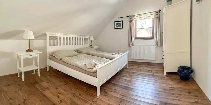Apartmány v Rožmberku na břehu Vltavy i se snídaní pro 2–5 osob