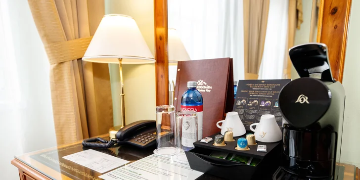 Pobyt v Karlových Varech: polopenze, neomezený wellness i procedury
