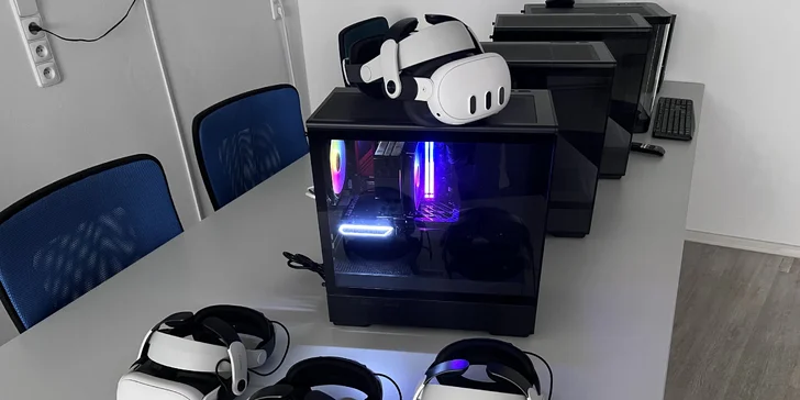 60 minut ve virtuální realitě: vstup pro 1 až 4 osoby, výběr ze 14 her