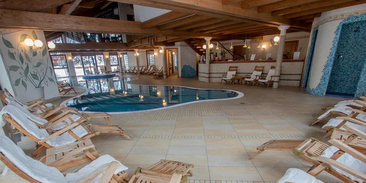 Folgarida: čtyřhvězdičkový hotel přímo na svahu, all inclusive, wellness i animace