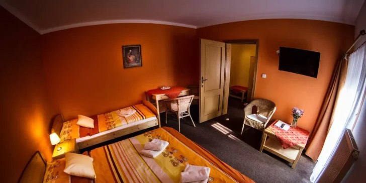Dovolená v Jeseníkách: hodina ve wellness, venkovní bazén a snídaně či polopenze