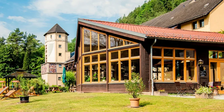 Saské Švýcarsko: hotel s polopenzí blízko Königsteinu a 2 děti zdarma