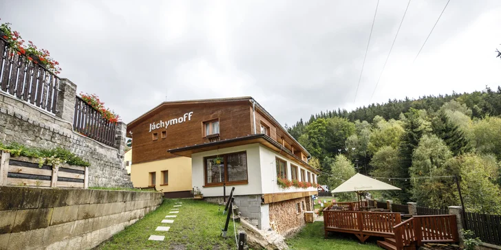 Pobyt v Jáchymově se snídaní i saunou a masáží