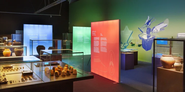 Od pravěku po středověk: skanzen a muzeum v Dolním Rakousku, program i v češtině, expozice o době ledové