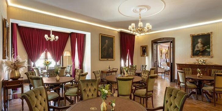 Zámecký hotel 15 km od Bratislavy: krásné apartmány, jídlo, pivní koupel i degustace vín s prohlídkou