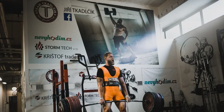 Až 5 soukromých silových tréninků se strongmanem Jirkou Tkadlčíkem