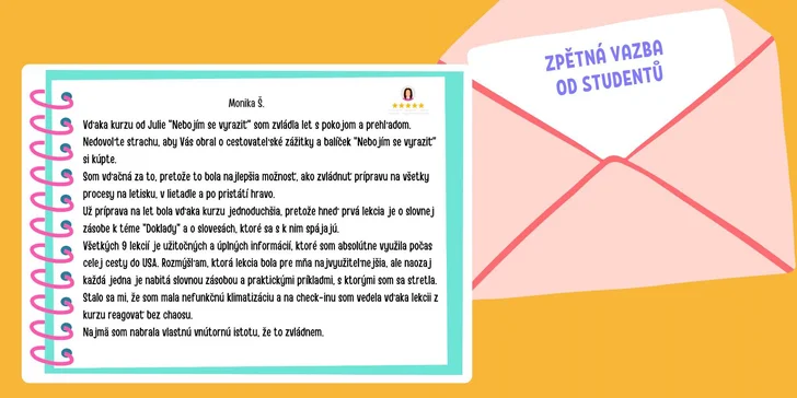 Online kurzy angličtiny od zkušené lektorky: Připravte se na dovolenou