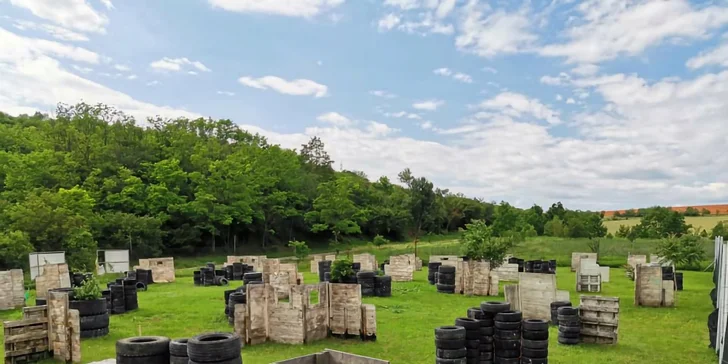 2 hod. venkovního paintballu i se 150 kuličkami až pro 10 osob