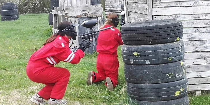 2 hod. venkovního paintballu i se 150 kuličkami až pro 10 osob