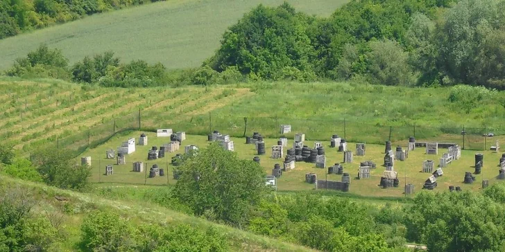 2 hod. venkovního paintballu i se 150 kuličkami až pro 10 osob