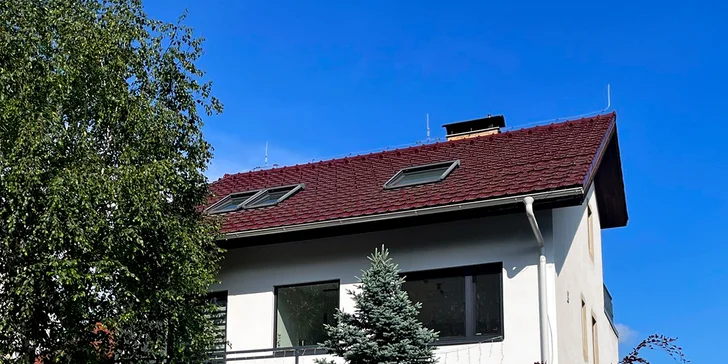 Moderní ubytování s terasou blízko zámku Hluboká pro 2–4 osoby