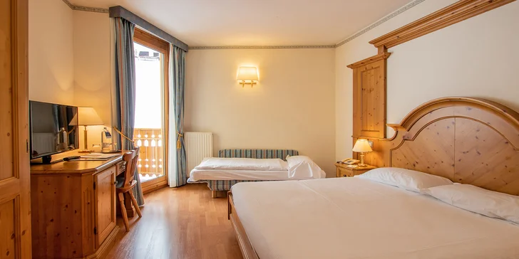 Folgarida: čtyřhvězdičkový hotel přímo na svahu, all inclusive, wellness i animace