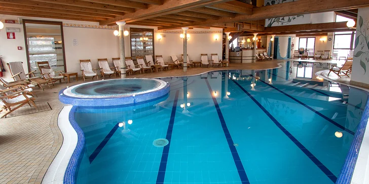 Folgarida: čtyřhvězdičkový hotel přímo na svahu, all inclusive, wellness i animace