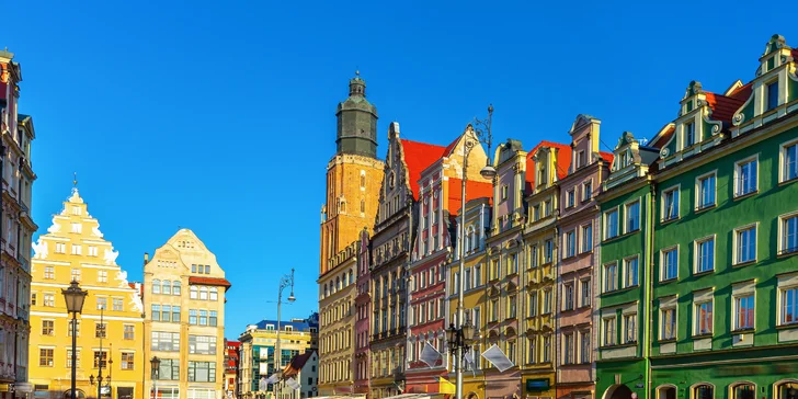 Pobyt v polské Vratislavi: moderní hotel se snídaní či polopenzí