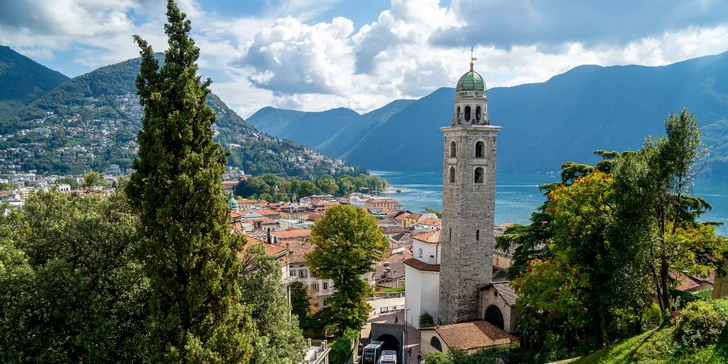 Švýcarské Lugano a Bellinzony s trojicí hradů UNESCO