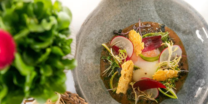 Dárkové vouchery do luxusní zahradní restaurace v centru Prahy
