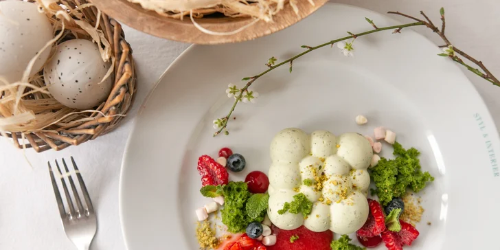 Dárkové vouchery do luxusní zahradní restaurace v centru Prahy