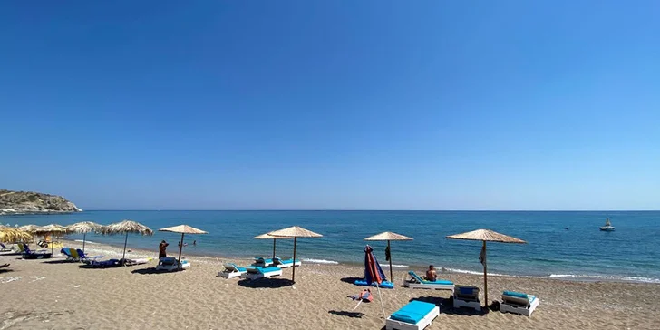 Letecký zájezd na Rhodos: 7 nocí, se stravou nebo bez, 20 m od pláže