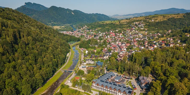 Luxusní pobyt v lázeňském městě Szczawnica: 5* hotel, neomezený wellness, strava i lahev vína