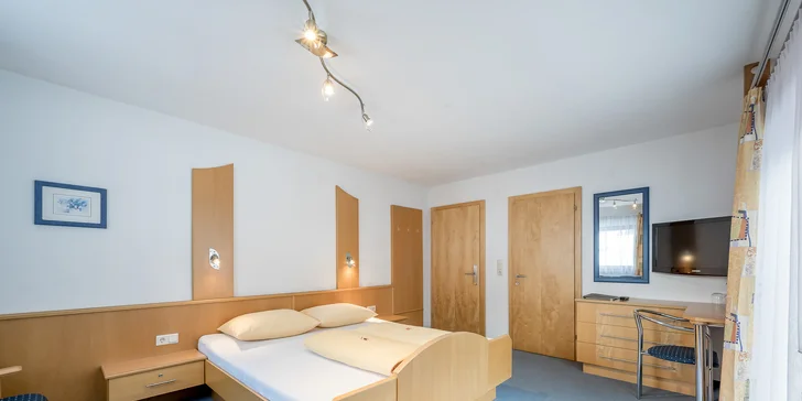 Tyrolský Ötztal: hotel s neomezeným wellness a polopenzí, koupání v jezeře i aquaparcích