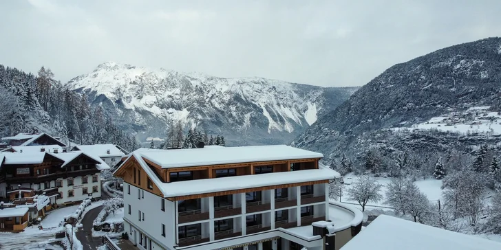 Tyrolský Ötztal: hotel s neomezeným wellness a polopenzí a lyžování