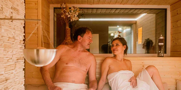Privátní wellness balíčky: 75 nebo 150 min. vířivky a sauny pro 2 osoby
