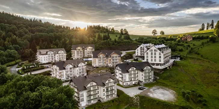 Polský Králický Sněžník: moderní apartmány, snídaně či polopenze, neomezený wellness i aktivity