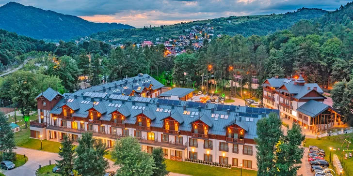 Luxusní pobyt v lázeňském městě Szczawnica: 5* hotel, neomezený wellness, strava i lahev vína