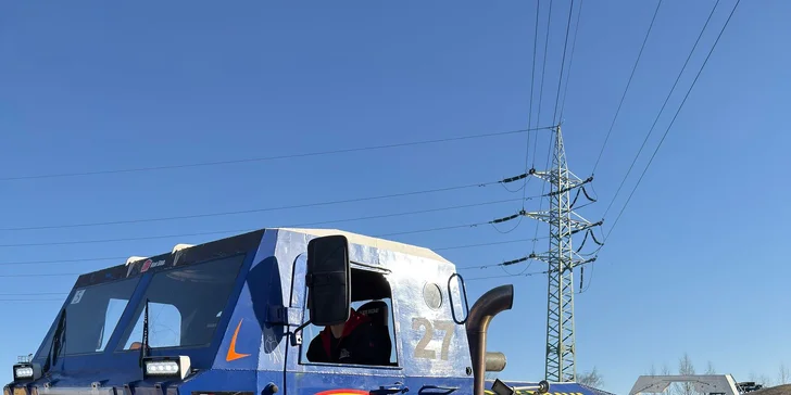 15–60 minut drtivé jízdy v kabině giganta Tatra 813 8x8 Truck Trial