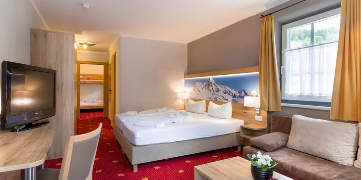 Tyrolské Alpy: all inclusive, neomezený wellness a děti do 11,9 let zdarma