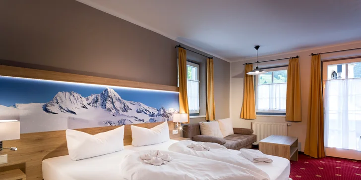 Tyrolské Alpy: all inclusive, neomezený wellness a děti do 11,9 let zdarma