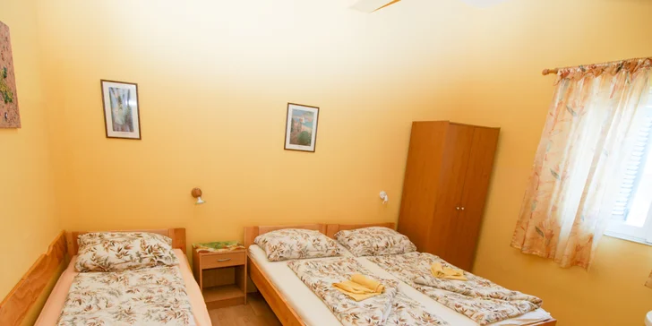 Apartmány v Podgoře až pro 6 osob: 300 m na pláž, letovisko se spoustou vyžití