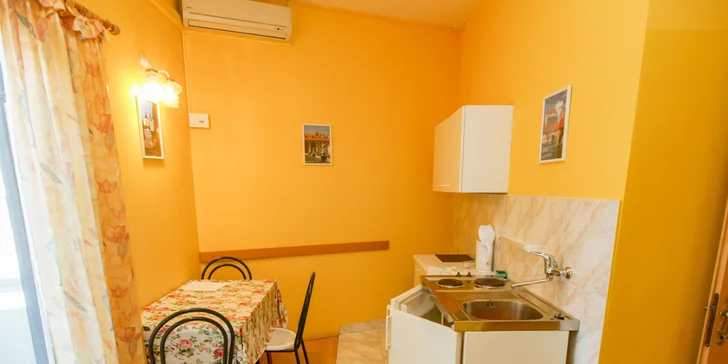 Apartmány v Podgoře až pro 6 osob: 300 m na pláž, letovisko se spoustou vyžití