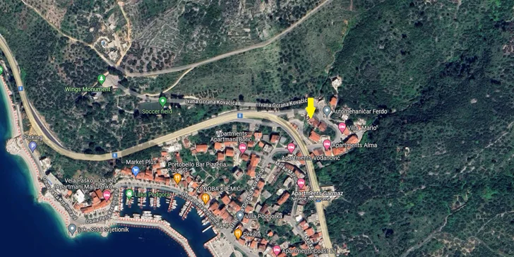 Apartmány v Podgoře až pro 6 osob: 300 m na pláž, letovisko se spoustou vyžití