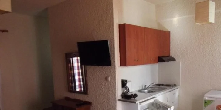 Kréta letecky: studio či apartmán přímo na pláži, bez stravy