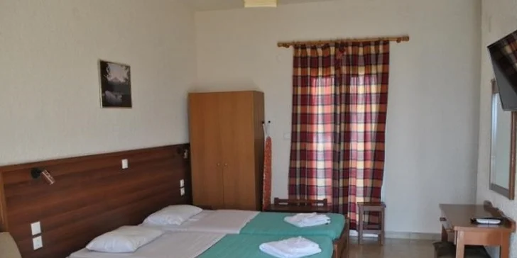 Kréta letecky: studio či apartmán přímo na pláži, bez stravy