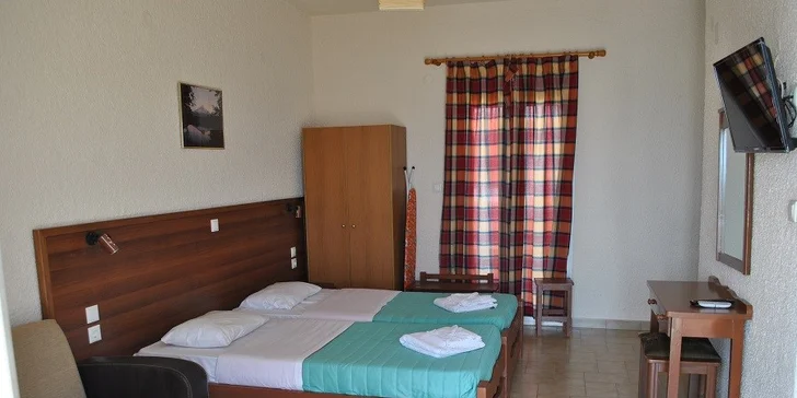 Kréta letecky: studio či apartmán přímo na pláži, bez stravy