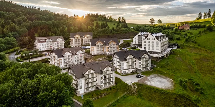 Polský Králický Sněžník: moderní apartmány, snídaně či polopenze, neomezený wellness i aktivity