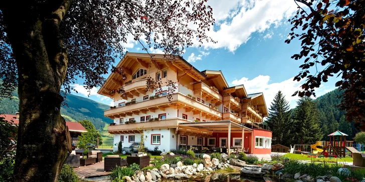 Rakouské Alpy: rodinný hotel se stravou, sauny, karta výhod i 2 děti zdarma