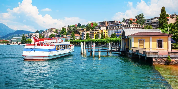 Švýcarské Lugano a Bellinzony s trojicí hradů UNESCO